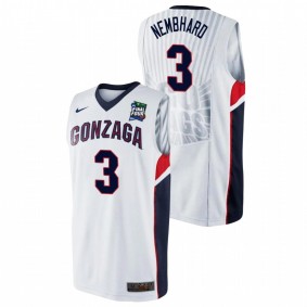 Andrew Nembhard Gonzaga Bulldogs White 2021 Final Four Jersey