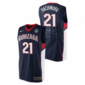 Men's Gonzaga Bulldogs #21 Black Rui Hachimura Retro 2021 Final Four Jersey