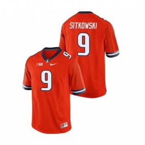 Artur Sitkowski Illinois Fighting Illini Orange Replica Football Jersey