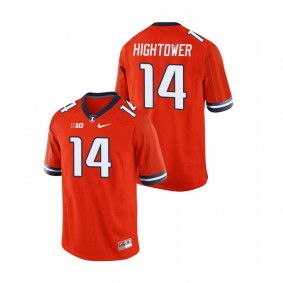 Men's Illinois Fighting Illini Brian Hightower Orange College Football Jersey