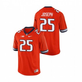 Kerby Joseph Illinois Fighting Illini Orange Replica Football Jersey