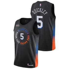 Immanuel Quickley 2021 Black City Edition Swingman Player Jersey