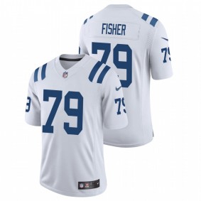 Men's Indianapolis Colts Eric Fisher White Vapor Limited Jersey