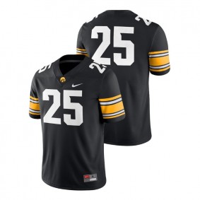 Male Iowa Hawkeyes Nike #25 Black Jayden McDonald College Football 2018 Game Jersey