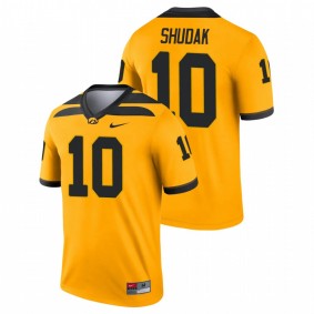 Caleb Shudak Iowa Hawkeyes Gold Legend Alternate Jersey