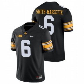 Men's Iowa Hawkeyes Ihmir Smith-Marsette Black Game College Football Nike Jersey