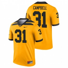 Jack Campbell Iowa Hawkeyes Gold Legend Alternate Jersey