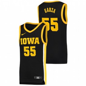 Iowa Hawkeyes Luka Garza 2021 Black Basketball Dri-FIT Swingman Jersey