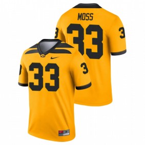 Riley Moss Iowa Hawkeyes Gold Legend Alternate Jersey