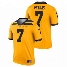 Spencer Petras Iowa Hawkeyes Gold Legend Alternate Jersey