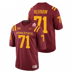 Men's Iowa State Cyclones Alex Kleinow Cardinal 2021 Fiesta Bowl College Football Jersey