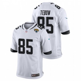 Men's Jacksonville Jaguars Tim Tebow White Game Jersey