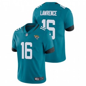 Men's Jacksonville Jaguars Trevor Lawrence Teal 2021 NFL Draft Vapor Limited Jersey