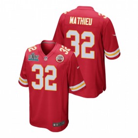 Men's Kansas City Chiefs Tyrann Mathieu Red Super Bowl LIV Game Jersey