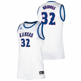 Bill Bridges Kansas Jayhawks White Classic College Basketball Jersey