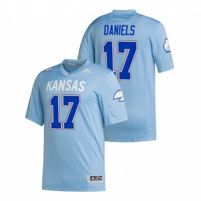 Jalon Daniels Kansas Jayhawks Light Blue Premier Strategy Jersey