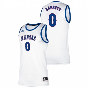 Marcus Garrett Kansas Jayhawks White Classic College Basketball Jersey