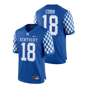 Male Kentucky Wildcats Nike #18 Royal Randall Cobb Game College Football Jersey