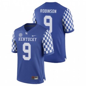 Men's Kentucky Wildcats Davonte Robinson Royal College Football Game Nike Jersey