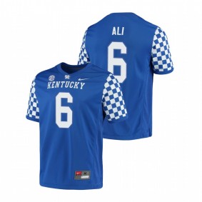 Men's Kentucky Wildcats Josh Ali Royal Nike Game Jersey