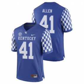 Men's Kentucky Wildcats Josh Allen Royal College Football Game Nike Jersey