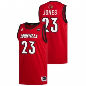 Men's Louisville Cardinals Jazmine Jones #23 Red Replica Jersey