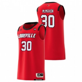 Men's Louisville Cardinals College Basketball #30 Red Ryan McMahon Replica Jersey