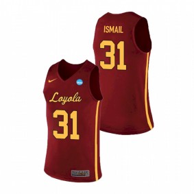 Loyola Ramblers Sami Ismail 2021 Red Basketball Nike Replica Jersey