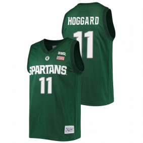 Michigan State Spartans A.J. Hoggard Green Alumni Commemorative Classic Men's Jersey