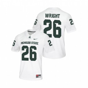 Men's Michigan State Spartans Brandon Wright #26 White Untouchable Game Jersey