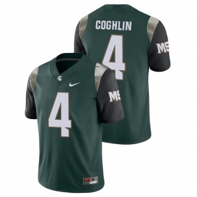 Men's Michigan State Spartans Matt Coghlin Green Nike Limited Jersey