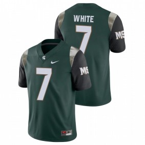 Men's Michigan State Spartans Ricky White Green Nike Limited Jersey