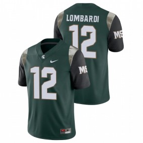 Men's Michigan State Spartans Rocky Lombardi Green Nike Limited Jersey