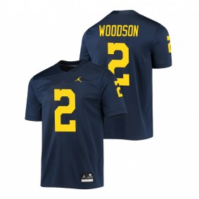 Charles Woodson Michigan Wolverines Navy Game Jersey