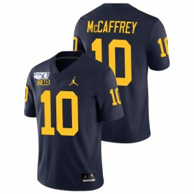 Men's Michigan Wolverines Dylan McCaffrey Navy College Football Alumni Player Game Jersey