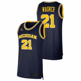 Michigan Wolverines Franz Wagner 2021 Navy Basketball Dri-FIT Swingman Jersey