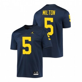 Joe Milton Michigan Wolverines Navy Game Jersey