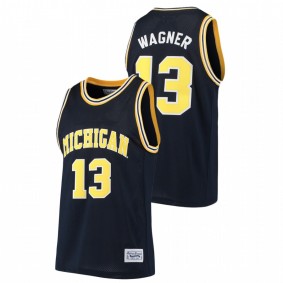 Moritz Wagner Michigan Wolverines Navy Alumni Basketball Jersey