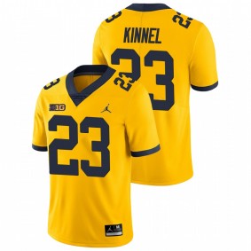 Men's Michigan Wolverines Tyree Kinnel Yellow Game College Football Jersey