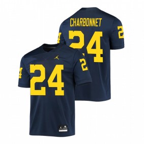 Zach Charbonnet Michigan Wolverines Navy Game Jersey