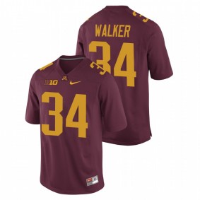 Men's Minnesota Golden Gophers Brock Walker Maroon Replica College Football Nike Jersey