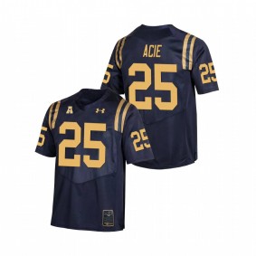 Men's Navy Midshipmen Carlinos Acie Navy College Football Replica Jersey