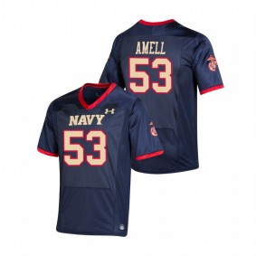 John Amell Navy Midshipmen Navy USMC Special Game Replica Jersey