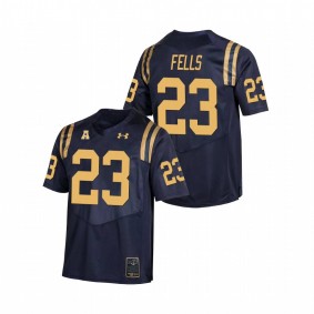 Men's Navy Midshipmen Myles Fells Navy College Football Replica Jersey