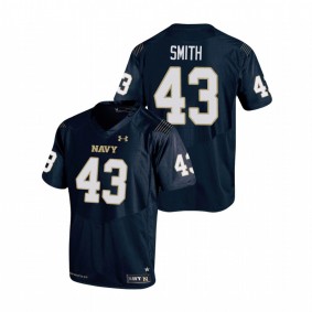 Men's Navy Midshipmen Nelson Smith #43 Navy Replica College Football Jersey