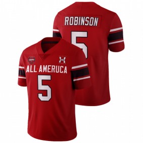 Men's NCAA Demeioun Robinson Red 2021 Under Armour All-American Game Football Jersey