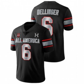 Men's NCAA Garrett Dellinger Black 2021 Under Armour All-American Game Football Jersey