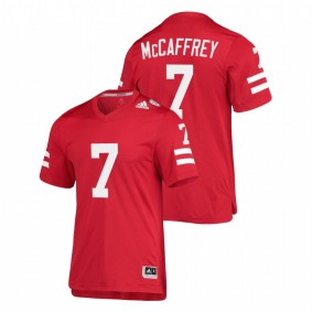 Men's Nebraska Cornhuskers Luke McCaffrey Scarlet Replica AEROREADY Jersey