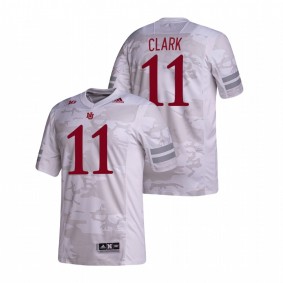 Braxton Clark Nebraska Huskers White Premier Strategy Jersey