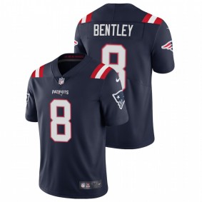 Men's New England Patriots Ja'Whaun Bentley Navy Vapor Limited Jersey